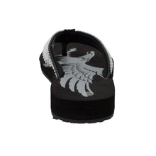 Load image into Gallery viewer, Women's Jeweled Low Thong Sandal Black