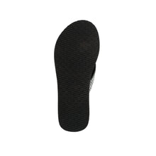 Load image into Gallery viewer, Women's Jeweled Low Thong Sandal Black