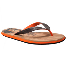 Load image into Gallery viewer, Men's Dual Density Comfort Thong Sandal Brown/Orange