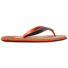 Load image into Gallery viewer, Men's Dual Density Comfort Thong Sandal Brown/Orange