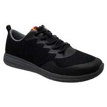 Load image into Gallery viewer, Men's Real Wool Casual All Black Shoe