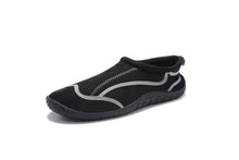 Load image into Gallery viewer, Men's Slip On Aquasock Black/Grey