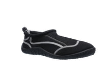 Load image into Gallery viewer, Men's Slip On Aquasock Black/Grey