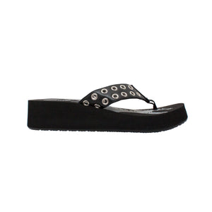 Women's Ring Thong Sandal Black