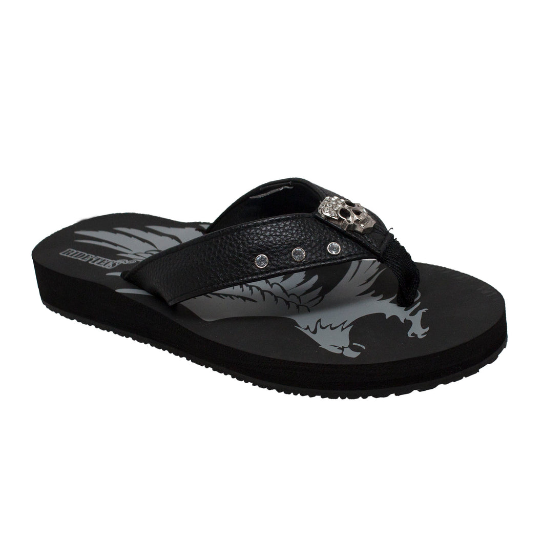 Women's Dual Density Comfort Thong Sandal Black