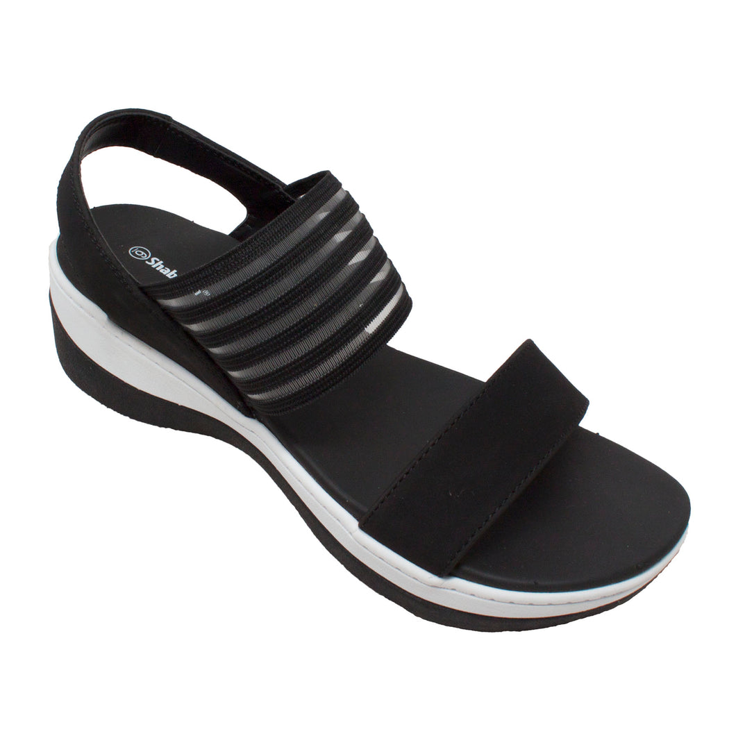 Women's Comfort Strap Sandals Black