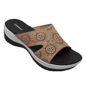 Women's Comfort Curved Slide Sandals