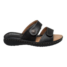 Load image into Gallery viewer, Women&#39;s Black Comfort Sandals
