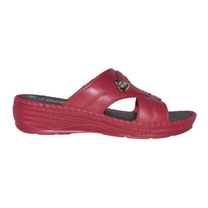 Women's Low Heel Slip On  Sandal