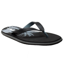 Load image into Gallery viewer, Men&#39;s Dual Density Comfort Thong Sandal Black
