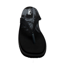 Load image into Gallery viewer, Men&#39;s Dual Density Comfort Thong Sandal Black
