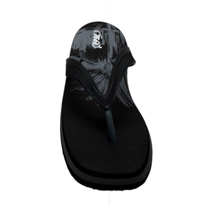 Men's Dual Density Comfort Thong Sandal Black