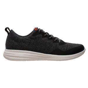 Men's Real Wool Casual Charcoal/Black Shoe