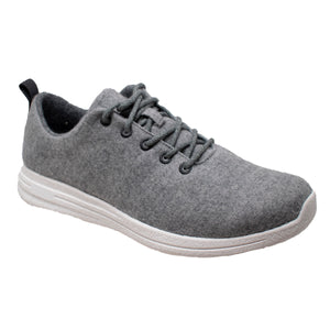 Men's Real Wool Casual Grey Shoe