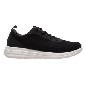 Men's Real Wool Casual Black/Black Shoe