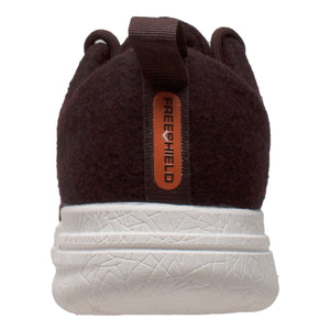 Women's Real Wool Casual Burgundy Shoe